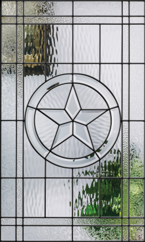 Beautifully crafted with a strong, independent design, Texas Star decorative glass is now available with black nickel caming (Photo: Business Wire)