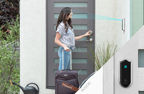 Shepherd Lock Gen2 is the first ever smart lock that combines facial recognition and touch for entry. (Photo: Business Wire)