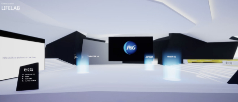 The P&G LifeLab Everyday is an all-new immersive experience that gives consumers a “virtual sneak peek” into how P&G is combining deep consumer understanding with cutting-edge technologies to make life a little bit easier, and the future a little bit brighter, every day. (Photo: Business Wire)