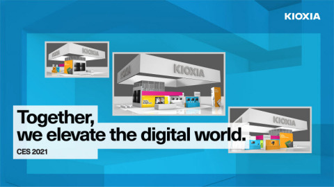 KIOXIA's 3D virtual booth at CES 2021 can be accessed here: https://about.kioxia.com/en-us/event/ces.html (Graphic: Business Wire)