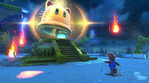 Super Mario 3D World + Bowser’s Fury launches in stores, in Nintendo eShop on Nintendo Switch and on Nintendo.com on Feb. 12 at a suggested retail price of $59.99. (Graphic: Business Wire)