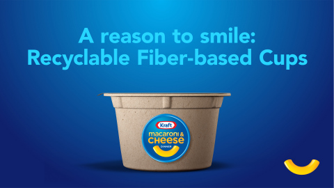 Kraft Mac & Cheese Recyclable Fiber-Based Cup (Graphic: Business Wire)