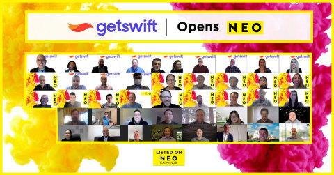 GetSwift (NEO : GSW), une entreprise technologique pilote fournissant un ensemble de services logistiques de livraison dans le dernier kilomètre, participe à un marché numérique ouvert pour célébrer son lancement aujourd'hui sur la NEO Bourse. GetSwift est désormais disponible pour des négociations sous le symbole NEO : GSW.