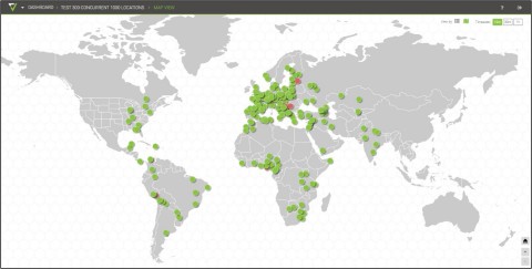 Login Enterprise World View Map presents a global view of business continuity for executive management. (Graphic: Business Wire)