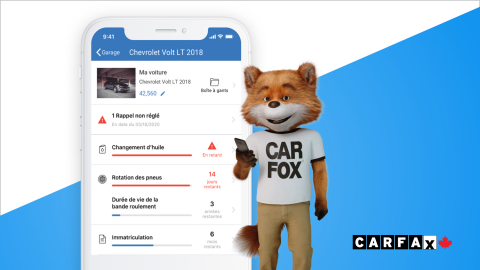 CARFAX Canada est fière d'annoncer le lancement de Car Care, l'application qui facilite l'entretien des voitures pour les Canadiens. (Photo: Business Wire)