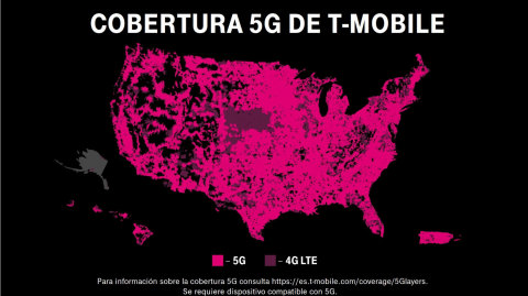 Cobertura 5G de T-Mobile (Foto: Business Wire)