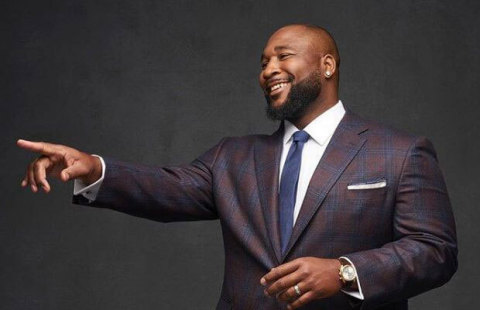 J.Hilburn, the official clothier of ESPN Analyst Marcus Spears (Photo: Business Wire)