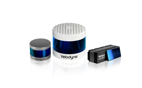 Velodyne Lidar’s Puck™, Alpha Prime™ and Velarray H800 sensors (shown here) are designed for safe navigation and collision avoidance in ADAS and autonomous mobility applications. (Photo: Velodyne Lidar, Inc.)