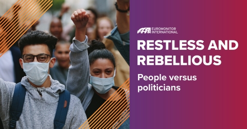 thumbnail Misinformation and injustices are causing a crisis of confidence, supporting the Restless and Rebellious trend. Consumers want the facts and expect brands to act. (Graphic: Euromonitor International)