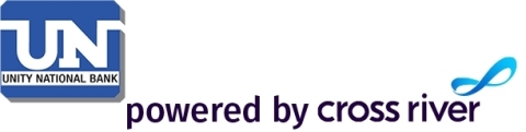 Unity National Bank and Cross River Logo