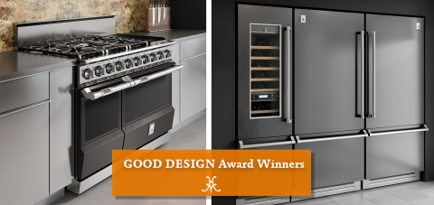 The Hestan 48-Inch Dual Fuel Range and Ensemble Refrigeration Suites™ have each secured prestigious GOOD DESIGN® Awards. (Photo: Business Wire)