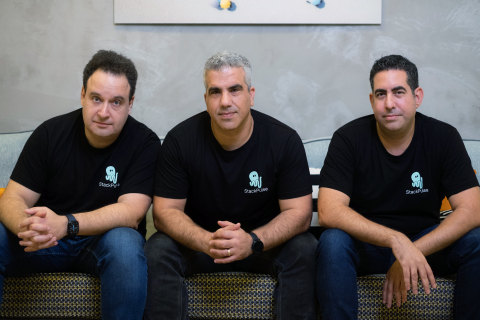 StackPulse co-founders (L to R) CTO Leonid Belkind, CEO Ofer Smadari and CPO Eldad Livni. (Photo: Business Wire)