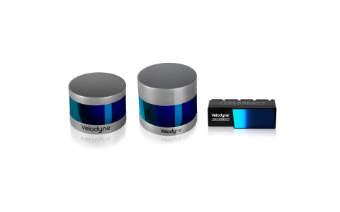 thumbnail Trunk.Tech uses Velodyne’s lidar, including Puck™, Ultra Puck™ and Velarray H800 sensors (shown here), as core sensor hardware in its autonomous trucks. (Photo: Velodyne Lidar, Inc.)