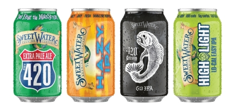 420 Extra Pale Ale, H.A.Z.Y. IPA, G13 IPA and High Light Lo-Cal Easy IPA Available Throughout Colorado (Photo: Business Wire)