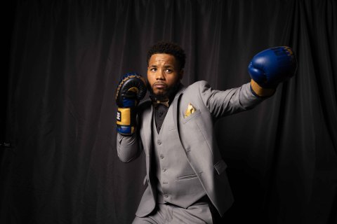 Pro Boxer Karim Mayfield opens his Authentic 415 cannabis dispensary in the Potrero Hill district of San Francisco on January 23rd, 2021. (Photo: Business Wire)