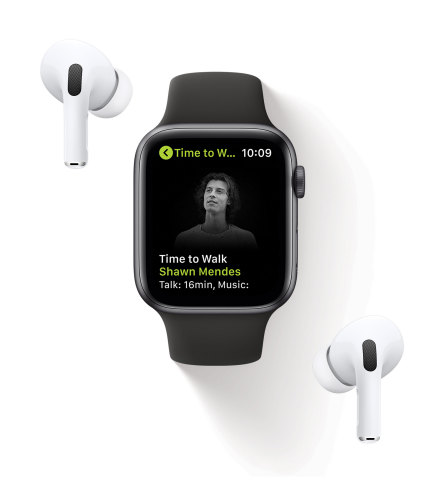 Time to Walk is an inspiring new audio walking experience on Apple Watch for Fitness+ subscribers, created to encourage users to walk more often and reap the benefits from one of the healthiest activities. (Photo: Business Wire)