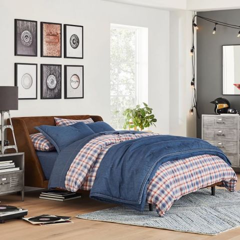The first-ever Wrangler® x Pottery Barn Teen Collection marks Wrangler's reentry into the home design space with on trend textiles, furniture and decorative accessories. (Photo: Business Wire)