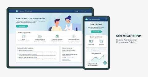 original ServiceNow Vaccine Administration Management Solution (Photo: Business Wire)