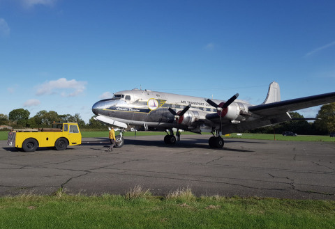 original PPG today announced that it recently supplied coatings and sealants to help restore a 74-year-old, four-engine transport aircraft – the Douglas C-54 Skymaster, serial number 56498. (Photo: Business Wire)
