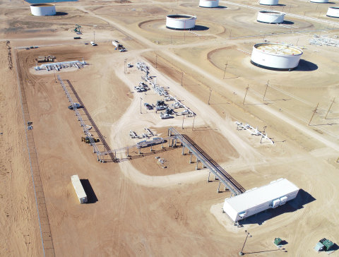 The Augustus Pipeline origination station, newly constructed at Centurion Pipeline's tank farm in Midland, Texas. (Photo: Business Wire)