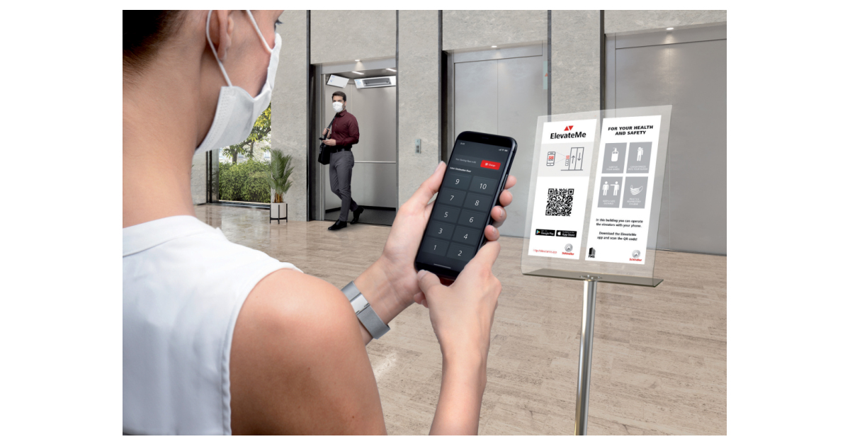 Schindler Launches ElevateMe Mobile App, Touchless Elevator Operation ...