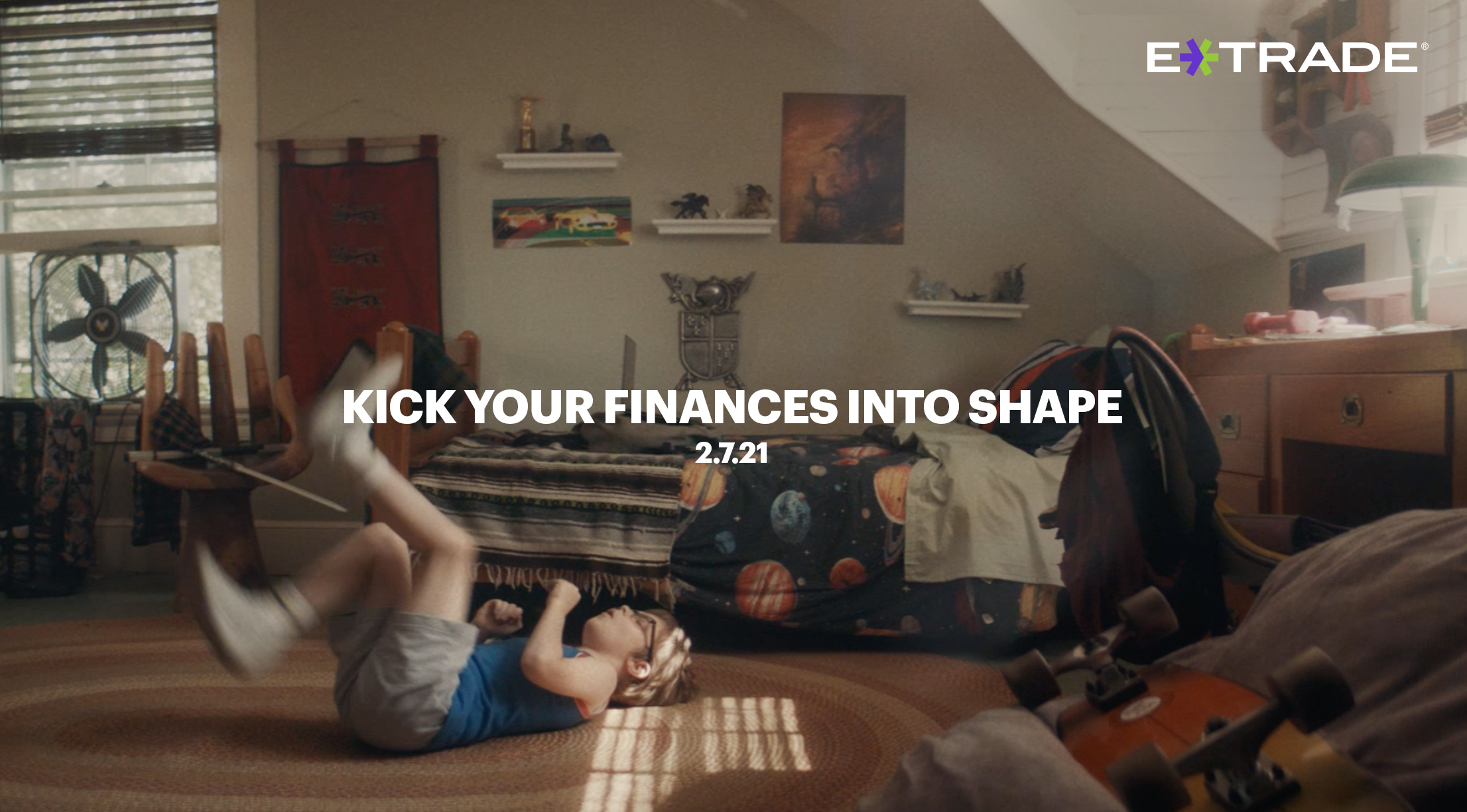 Are You up to the Challenge? E*TRADE Financial Fitness Super Bowl® Campaign | Business Wire