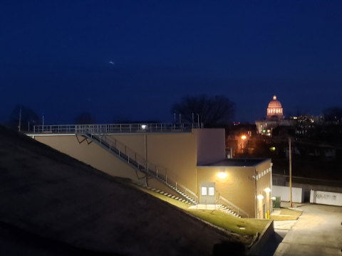 Jefferson City Clear Well At Night (Photo: Business Wire)