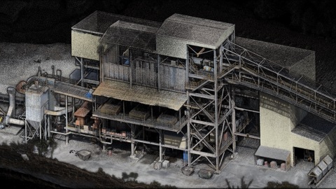 thumbnail Emesent’s Hovermap, equipped with a Velodyne Puck LITE™ sensor, has a colorization feature for its 3D point clouds that brings additional context for visualization and analysis. (Photo: Emesent)