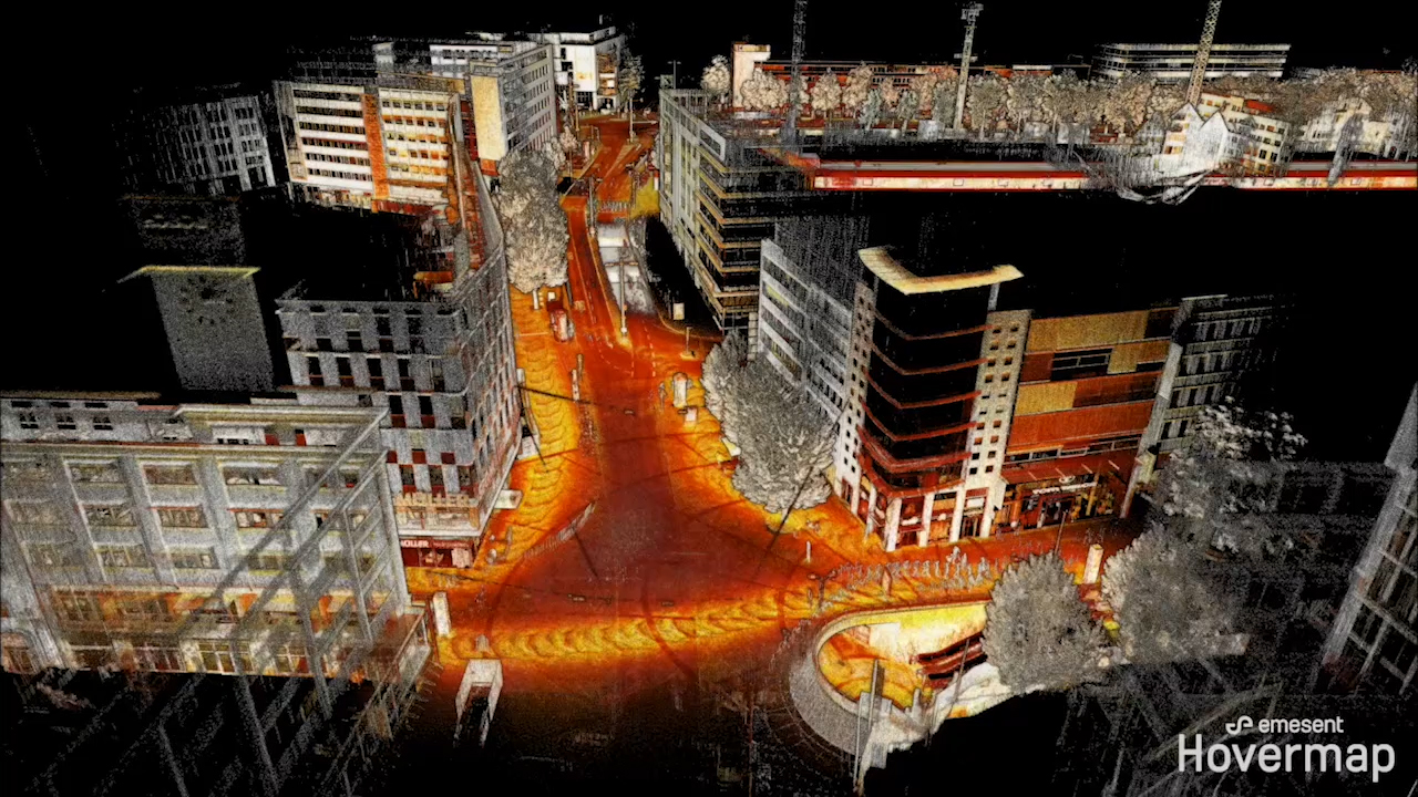 thumbnail Emesent’s Hovermap is equally capable above ground or underground, indoors or out. Hovermap, equipped with a Velodyne Puck LITE™ sensor, combines advanced collision avoidance and autonomous flight technologies to map challenging, inaccessible areas. (Video: Emesent)