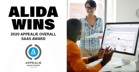 Alida Wins 2020 APPEALIE Overall SaaS Award (Photo: Business Wire)