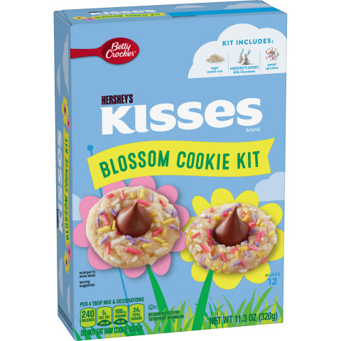 Hershey’s Kisses Blossom Cookie Kit: Betty has teamed with another consumer favorite, Hershey’s Kisses. A twist on the classic peanut butter blossoms, this family-friendly kit includes sugar cookies, pastel sprinkles, and iconic Hershey’s Kisses. SRP $4.98. (Photo: Business Wire)