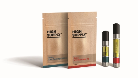 Cresco Labs’ High Supply expanded portfolio includes 1.0 g and 0.5 mg Live Cartridges now available for purchase in California and Illinois. (Photo: Business Wire)
