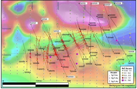 Figure 2. Location of new drilling results at the Ikkari target (Graphic: Business Wire)