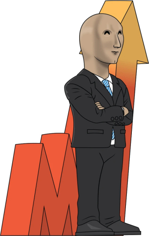 original Stonks meme rights were acquired by Youtooz in 2021 (Graphic: Youtooz)