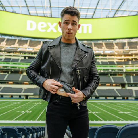 thumbnail Nick Jonas wearing the Dexcom G6 Continuous Glucose Monitoring (CGM) system. Photo courtesy of Dexcom. (Photo: Business Wire)
