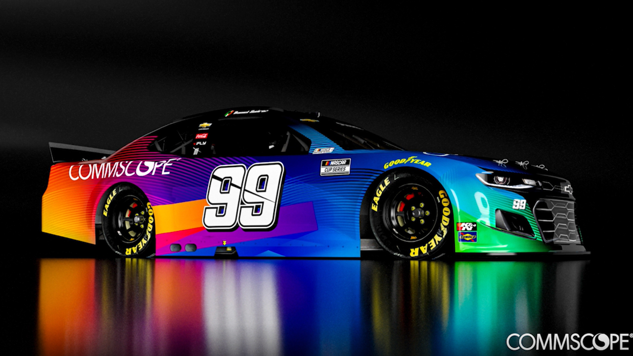 CommScope's first sponsored race with Daniel Suárez in 2021 is the NASCAR Cup Series Race at ISM Raceway in Phoenix on March 14.