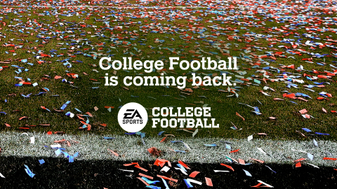 EA SPORTS is back in college football! (Graphic: Business Wire)
