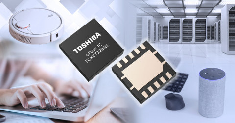 original Toshiba: TCKE712BNL, a new eFuse IC for repeated use that support functions to protect power line circuits. (Graphic: Business Wire)