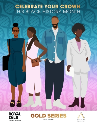 The P&G Haircare Brands’ Black History Month Campaign reinforces #RootedInScience as a Foundational Link to Black Heritage and Black Haircare. (Photo: Business Wire)