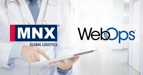 MNX Global Logistics and WebOps Collaborate to Offer Medical Device Manufacturers and Distributors White Glove Inside Delivery, Asset Visibility and Inventory Management (Graphic: Business Wire)