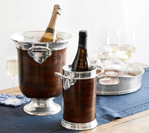 Champagne Bucket and Wine Chiller from the new Marlo Thomas Collection for Williams Sonoma and Pottery Barn (Photo: Williams Sonoma)