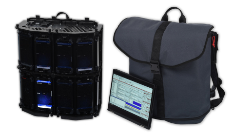 Nemo Backpack Pro for benchmarking 5G networks inside buildings supports up to 18 smartphones for quick, consistent and accurate measurements of key performance indicators across multiple carriers. (Photo: Business Wire)