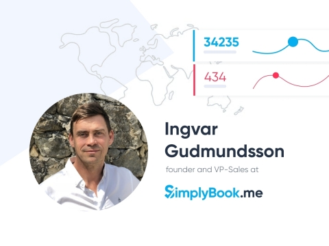 Ingvar Gudmundsson VP-Sales @ SimplyBook.me