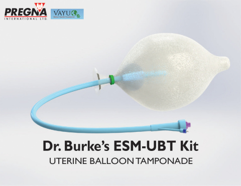 Dr. Burke's ESM-Uterine Baloon Temponade for saving millions of lives lost to Post-Partum Haemorrhage (Photo: Business Wire)