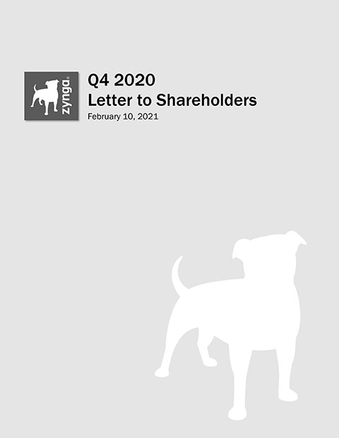 Q4 2020 Letter to Shareholders