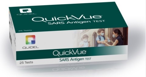 (Photo: QuickVue® SARS Antigen test by Quidel® Corporation)