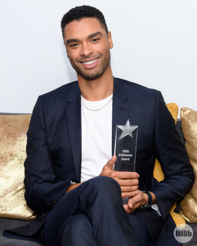 Regé-Jean Page receives an IMDb STARmeter Award in the "Breakout" category. (Photo courtesy of IMDb)
