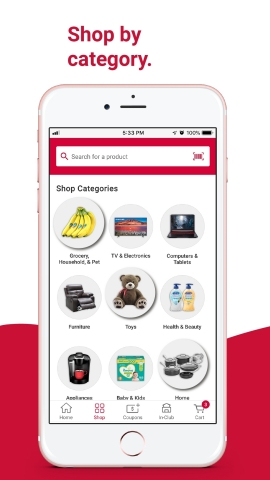 BJ's Wholesale Club is making it easier for members to seamlessly shop and save by launching new features on the BJ’s app on Feb. 16, 2021. New app features include a refreshed homepage and seamless navigation to shop by category and discover deals and products. (Graphic: Business Wire)