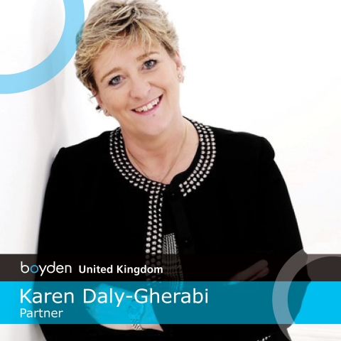 Karen Daly-Gherabi, prominent social impact, international business and leadership expert, joins Boyden to help build a better society (Photo: Business Wire)