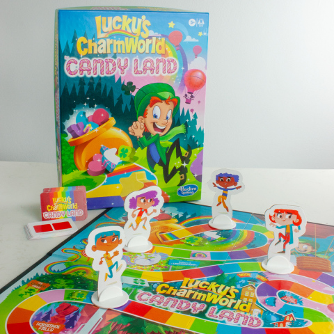 Lucky Charms brings new magic to families this St. Patrick's Day including the new Lucky's CharmWorld CANDY LAND game (Photo: Business Wire).